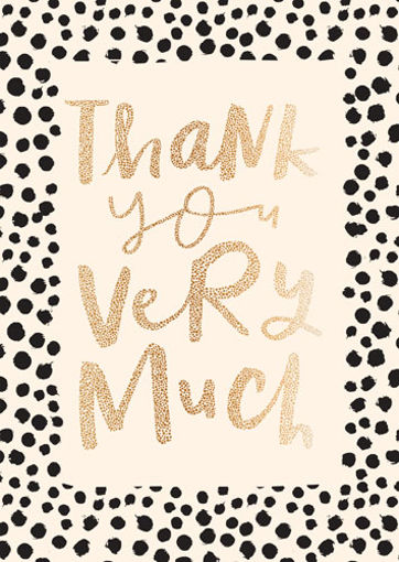 Picture of THANK YOU VERY MUCH CARD